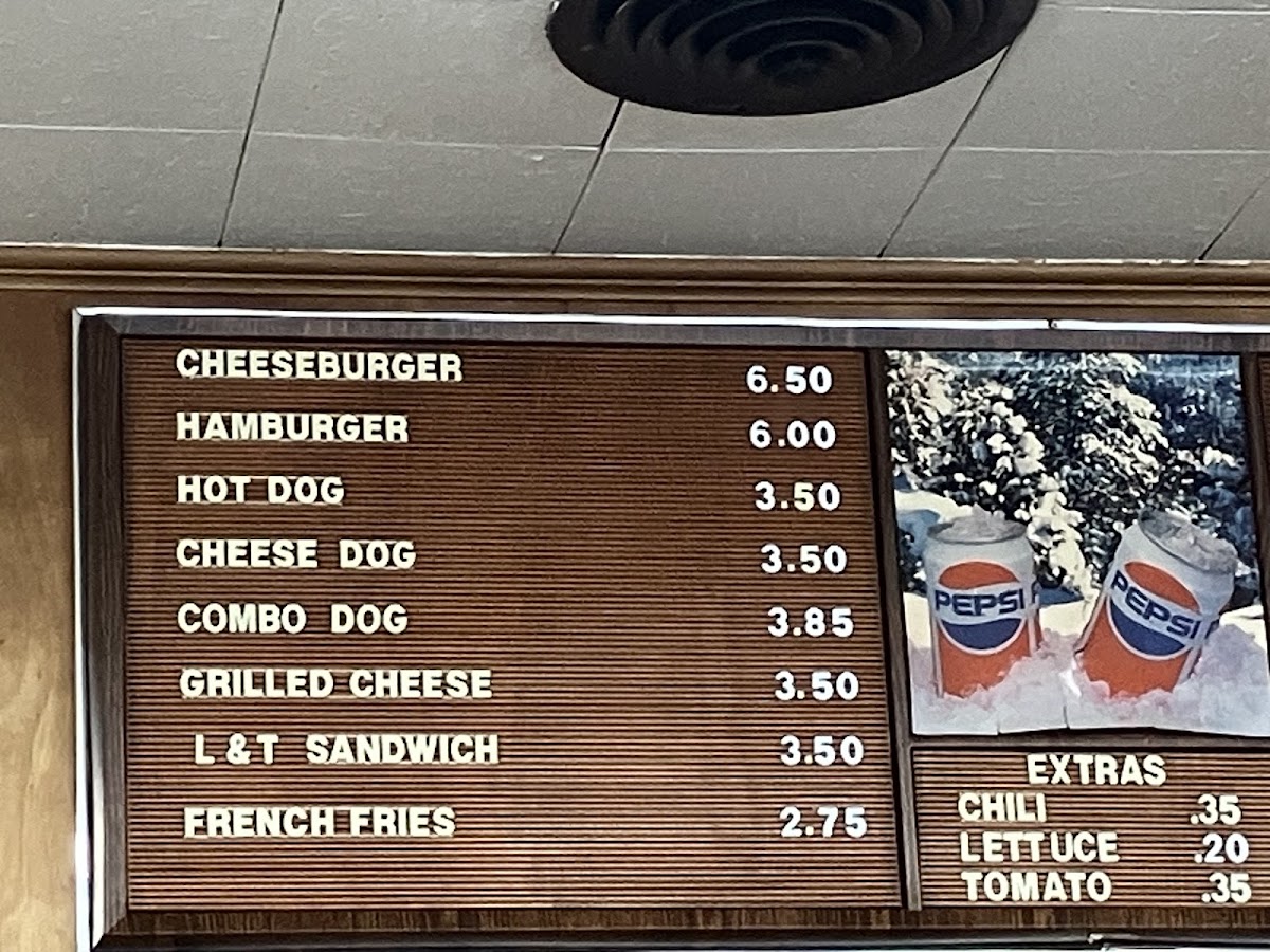 Menu Johnson's Drive-In-1