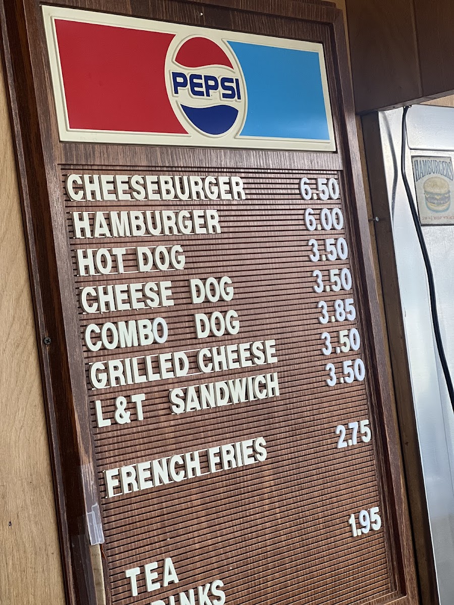 Menu Johnson's Drive-In-2