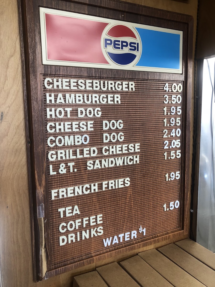 Menu Johnson's Drive-In-7