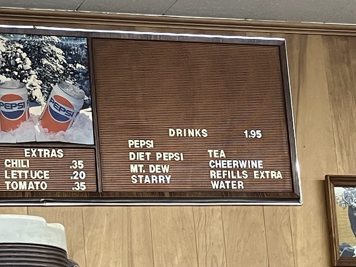 Menu Johnson's Drive-In-8